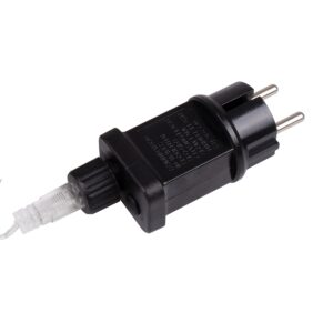 85841 Διακοσμητική Γιρλάντα 33 Μέτρα με Controller 8 Προγραμμάτων Εναλλαγών Φωτισμού – Επεκτεινόμενη 300 LED 3.6W AC 230V με Διάφανο Καλώδιο & Πρίζα Schuko Αδιάβροχη IP44 RGB Μ33m