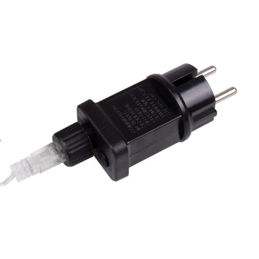 85841 Διακοσμητική Γιρλάντα 33 Μέτρα με Controller 8 Προγραμμάτων Εναλλαγών Φωτισμού – Επεκτεινόμενη 300 LED 3.6W AC 230V με Διάφανο Καλώδιο & Πρίζα Schuko Αδιάβροχη IP44 RGB Μ33m