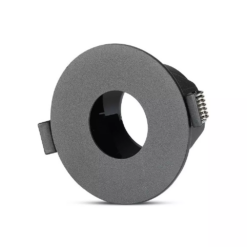 Χωνευτό φωτιστικό Spot GU10 Στρογγυλό μαύρο V-TAC – 8595
