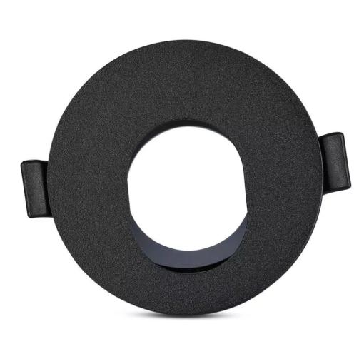 Χωνευτό φωτιστικό Spot GU10 Στρογγυλό μαύρο V-TAC – 8596