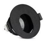Χωνευτό φωτιστικό Spot GU10 Στρογγυλό μαύρο V-TAC – 8596