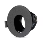 Χωνευτό φωτιστικό Spot GU10 Στρογγυλό μαύρο V-TAC – 8596