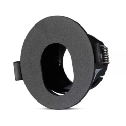Χωνευτό φωτιστικό Spot GU10 Στρογγυλό μαύρο V-TAC – 8596