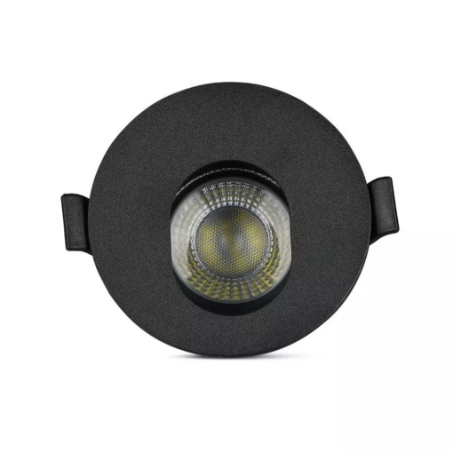 Χωνευτό φωτιστικό Spot GU10 Στρογγυλό μαύρο V-TAC – 8596