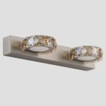 ΦΩΤΙΣΤΙΚΟ ΜΠΑΝΙΟΥ LED 6W 4000Κ ΟΒΑΛ 2Φ 320X50X116 ΝΙΚΕΛ EUROLAMP 144-80006