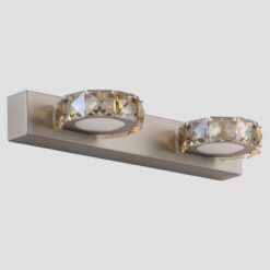 ΦΩΤΙΣΤΙΚΟ ΜΠΑΝΙΟΥ LED 6W 4000Κ ΟΒΑΛ 2Φ 320X50X116 ΝΙΚΕΛ EUROLAMP 144-80006