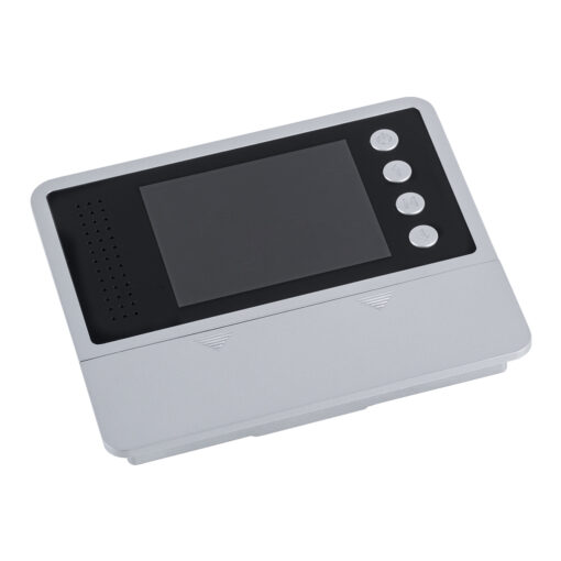 GloboStar® 86017 Ψηφιακή Έξυπνη Camera Εξώπορτας 90° Μοιρών με Έγχρωμη Οθόνη 2.8″ Inches – Νυχτερινή Όραση με LED IR – Κουδούνι – Εσωτερική Μνήμη Αποθήκευσης – Λειτουργεί με 4 Μπαταρίες AAA