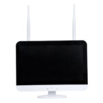 GloboStar® 86042 Ασύρματο Καταγραφικό με Οθόνη – 8 x Camera 2MP 1080P WiFi  360° Μοιρών – Αδιάβροχο IP66 – Νυχτερινή Όραση με LED IR – Διπλή Κατέυθυνση Ομιλίας – Ανιχνευτή Κίνησης – Νυχτερινή Λήψη – Λευκό