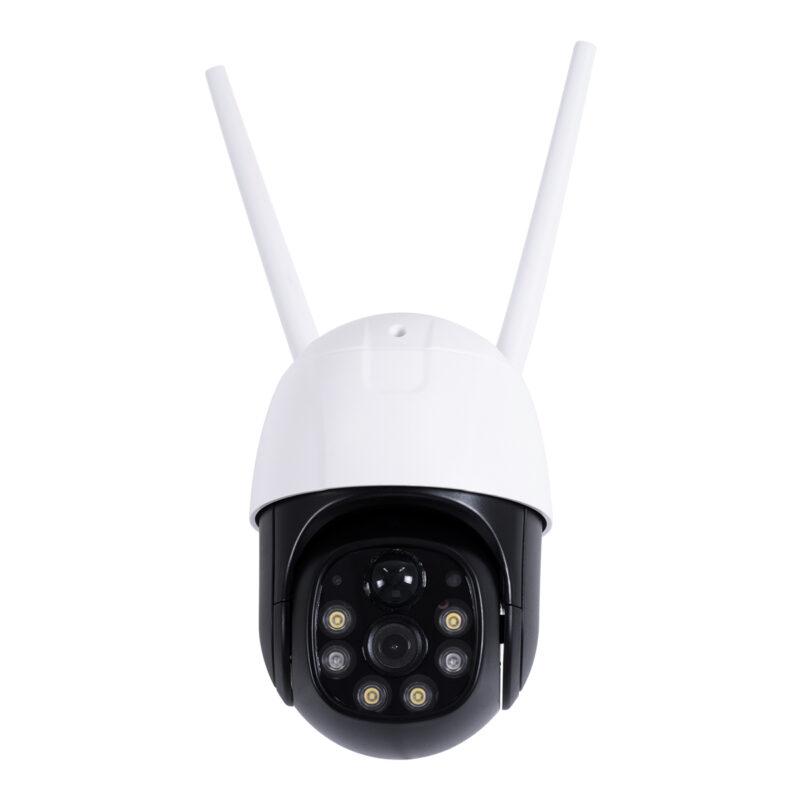 GloboStar® 86055 Αυτόνομη Ηλιακή IP Camera 1080P 2MP WiFi 350° Μοιρών – 3200mAh – Φωτοβολταϊκό Πάνελ – Νυχτερινή Όραση με LED IR – Ανιχνευτή Κίνησης – Νυχτερινή Λήψη – Αδιάβροχη IP66 – Λευκό