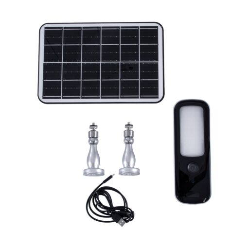 GloboStar® 86073 Αυτόνομος Ηλιακός Επιτοίχιος Προβολέας LED SMD 12W 600lm με IP Camera 1080P 2MP WiFi 150° Μοιρών – Ενσωματωμένη Μπαταρία 2500mAh – Φωτοβολταϊκό Πάνελ – Αισθητήρα Ημέρας-Νύχτας & Ρύθμιση Χρόνου Ανάμματος – Αδιάβροχος IP66 Ψυχρό Λευκό 6000K