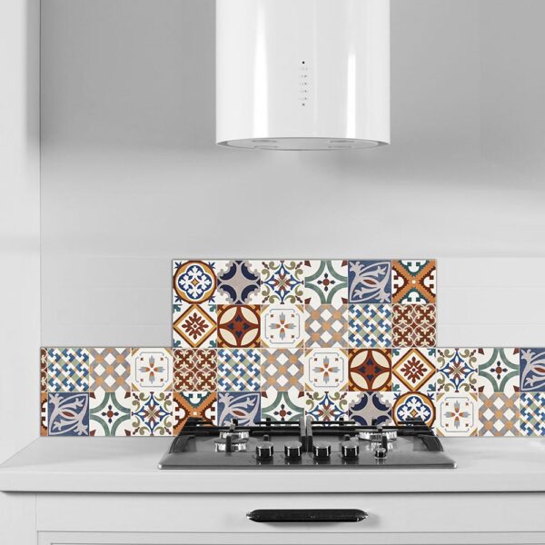 Red Azulejos πάνελ αλουμινίου εστίας Ango – 86209