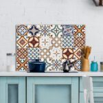Red Azulejos πάνελ αλουμινίου εστίας Ango – 86209