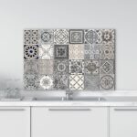 Grey Azulejos πάνελ αλουμινίου εστίας Ango – 86210
