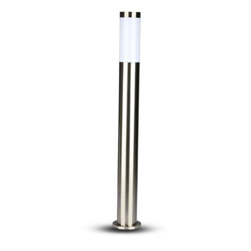 Επιδαπέδιο φωτιστικό κήπου E27 IP44 Stainless + PC με Satin Nickel σώμα 80cm V-TAC – 8625