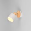 Σποτ Τοίχου/Οροφής SHANTI 1xE14 Γκρι και Ξύλο Trio Lighting – 862700176
