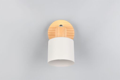 Σποτ Τοίχου/Οροφής SHANTI 1xE14 Γκρι και Ξύλο Trio Lighting – 862700176