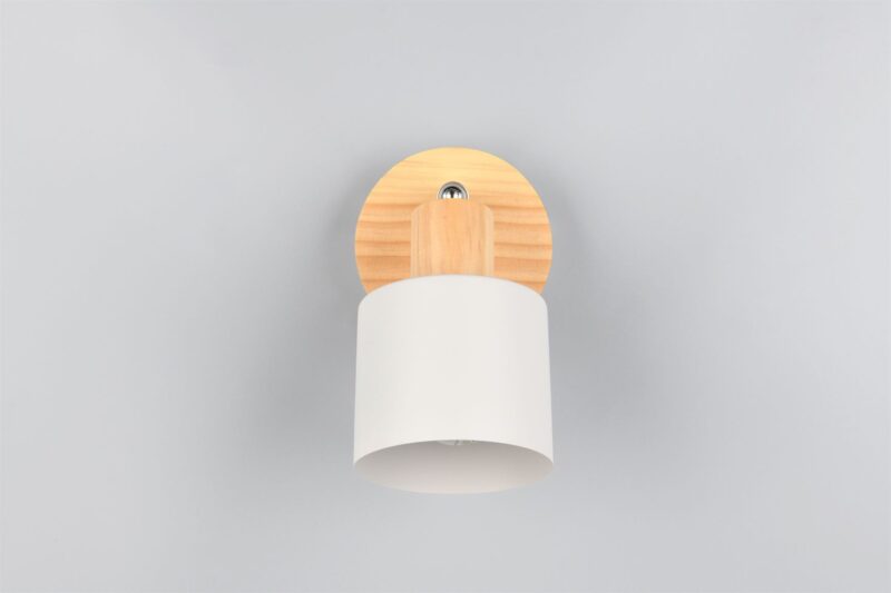 Σποτ Τοίχου/Οροφής SHANTI 1xE14 Γκρι και Ξύλο Trio Lighting – 862700176