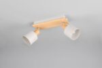 Πολύφωτο Οροφής SHANTI Σποτ 2xE14 Γκρι και Ξύλο Trio Lighting – 862700276