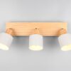 Πολύφωτο Οροφής SHANTI Σποτ 3xE14 Γκρι και Ξύλο Trio Lighting – 862700376