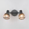 Φωτιστικό Οροφής Σποτ Μαύρο Ματ & Γυαλί TARIFA 2xE14 Trio Lighting – 862800232