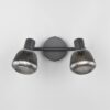 Φωτιστικό Οροφής Σποτ Μαύρο Ματ & Γυαλί TARIFA 2xE14 Trio Lighting – 862800232