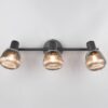 Φωτιστικό Οροφής Σποτ Μαύρο Ματ & Γυαλί TARIFA 3xE14 Trio Lighting – 862800332