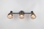 Φωτιστικό Οροφής Σποτ Μαύρο Ματ & Γυαλί TARIFA 3xE14 Trio Lighting – 862800332