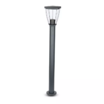 LED αδιάβροχο φωτιστικό δαπέδου IP44, μαύρο σώμα V-TAC – 8629
