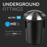 Φωτιστικό 1xMR16 Χωνευτό 2 Δεσμών Αδιάβροχο IP67 Inox V-TAC – 8568