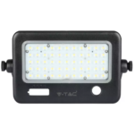 LED ηλιακός προβολέας 10W Φυσικό  4000K Μαύρο σώμα με Ανιχνευτή Κίνησης V-TAC – 8674