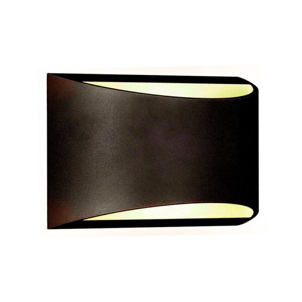 Επιτοίχιο Φωτιστικό Up-Down LED Μαύρο ΙP54 Αλουμίνιο V-TAC 9W Φυσικό 4000K – 218684