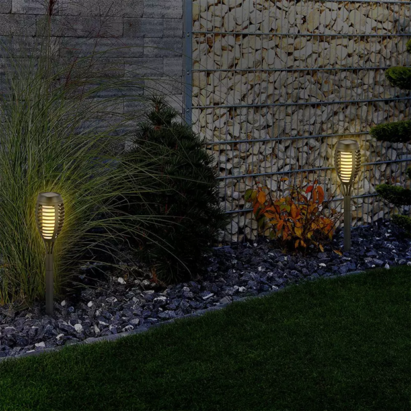 Ηλιακό φωτιστικό κήπου καρφί 1W 2200K IP44 συσκευασία 4 τεμαχίων V-TAC – 8689