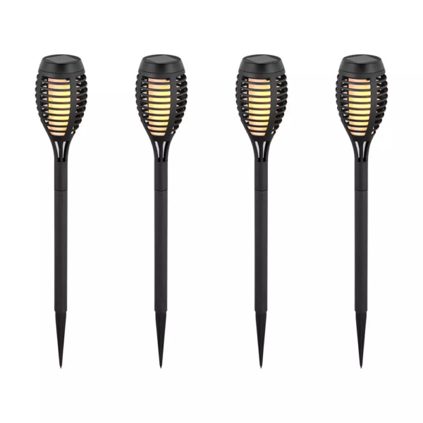 Ηλιακό φωτιστικό κήπου καρφί 1W 2200K IP44 συσκευασία 4 τεμαχίων V-TAC – 8689