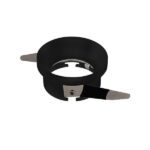 ΣΠΟΤ ΧΩΝΕΥΤΟ ΣΤΑΘΕΡΟ Φ75 GU10 IP20 ZERMIRA ΜΑΥΡΟ EUROLAMP – 147-52535