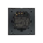 Wi-Fi Πρίζα Σούκο Μαύρη Πλαστικό & Γυαλί Smart Home Συμβατή Με Amazon Alexa & Google Home V-TAC – 8797