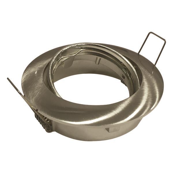 ΣΠΟΤ ΧΩΝΕΥΤΟ ΚΙΝΗΤΟ ΑΛΟΥΜΙΝΙΟΥ GU10 ΝΙΚΕΛ ΣΑΤΙΝΕ EUROLAMP 147-52523