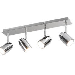 Σποτ Trio Lighting 4xGU10 Χρώμιο Μεταλλικό IP44 – 880400406