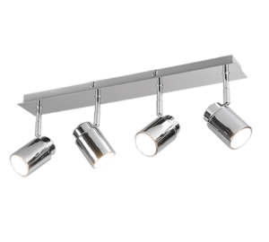 Σποτ Trio Lighting 4xGU10   Χρώμιο Μεταλλικό  IP44  – 880400406