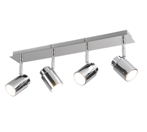 Σποτ Trio Lighting 4xGU10   Χρώμιο Μεταλλικό  IP44  – 880400406
