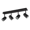 Σποτ Trio Lighting 4xGU10   Μαύρο Ματ Μεταλλικό  IP44  – 880400432