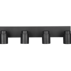 Σποτ Trio Lighting 4xGU10   Μαύρο Ματ Μεταλλικό  IP44  – 880400432