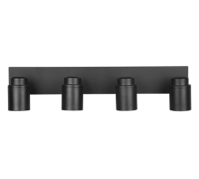 Σποτ Trio Lighting 4xGU10   Μαύρο Ματ Μεταλλικό  IP44  – 880400432
