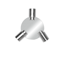 Σποτ Trio Lighting 3xGU10   Χρώμιο Μεταλλικό  IP44  – 880430306