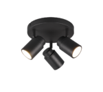 Σποτ Trio Lighting 3xGU10   Μαύρο Ματ Μεταλλικό  IP44  – 880430332