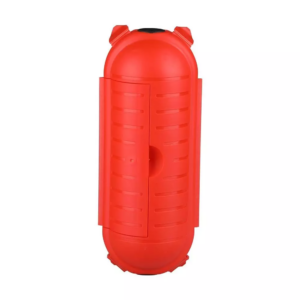 Αδιάβροχο κουτί IP44 για πολύμπριζα με κόκκινο σώμα V-TAC – 8819