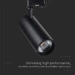 LED φωτιστικό ράγας τριφασικό COB 40W 3 σε 1 CCT Μαύρου Χρώματος V-TAC – 8842