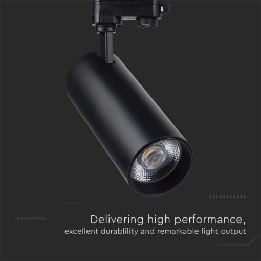 LED φωτιστικό ράγας τριφασικό COB 40W 3 σε 1 CCT Μαύρου Χρώματος V-TAC – 8842