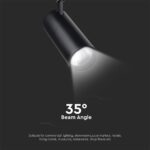 LED φωτιστικό ράγας τριφασικό COB 40W 3 σε 1 CCT Μαύρου Χρώματος V-TAC – 8842