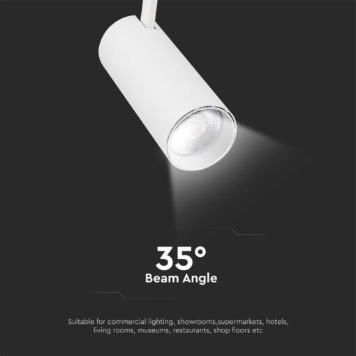 LED φωτιστικό ράγας τριφασικό COB 40W 3 σε 1 CCT Λευκού Χρώματος V-TAC – 8843