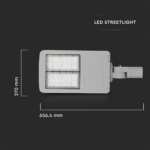 LED φωτιστικό δρόμου, V-TAC PRO Samsung Chip (CLASS II, INVENTRONICS DRIVER), 120W, 4000Κ, Dimmable – 885